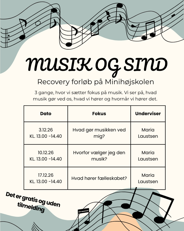 Recovery musik og sind vinter 26